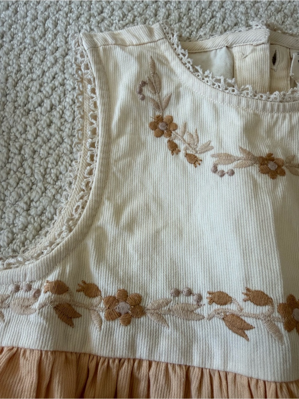 Apolina Baby Clara Bubble in Cream Peach Yogurt - Picture 2 of 5